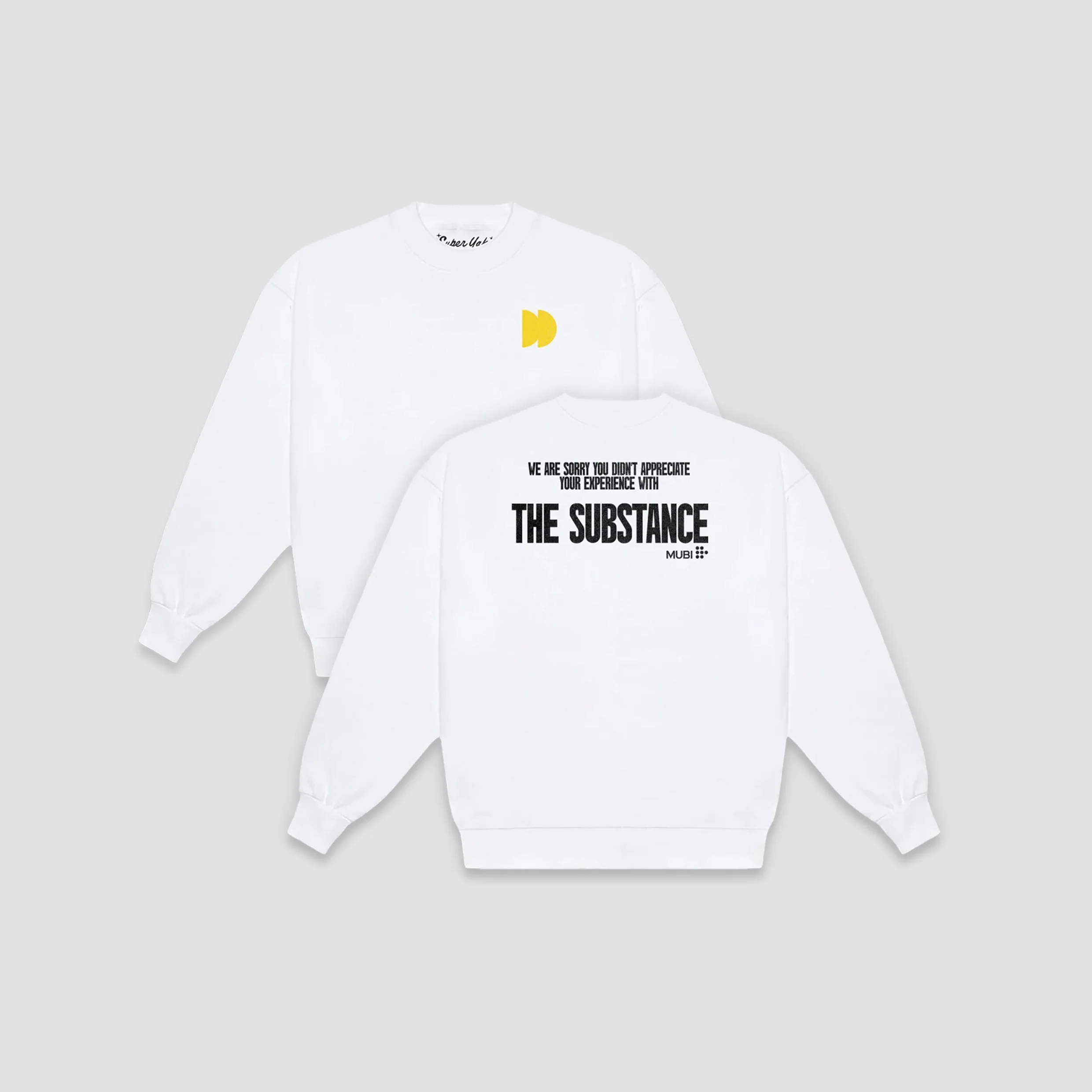 THE SUBSTANCE 'WE ARE SORRY' SWEATSHIRT - Image 3